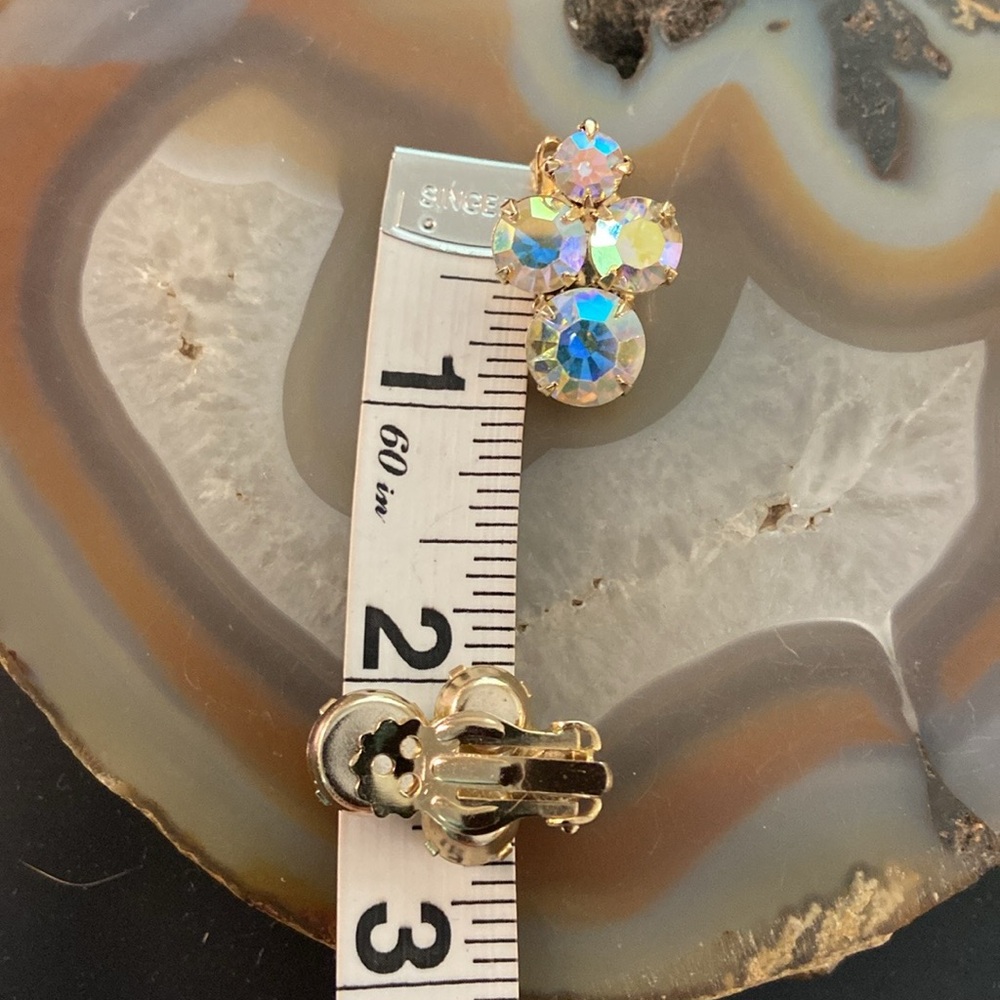 Sold in Bundle Vintage AB clip on earrings EUC 1” - Picture 11 of 12